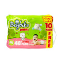 Beybiko Baby Diaper Pants 48's + 10