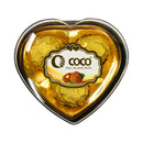 Coco Chocolate Heart Shaped 3's
