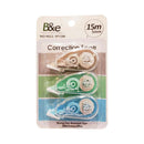 B&e Correction Tape 3in1 15m