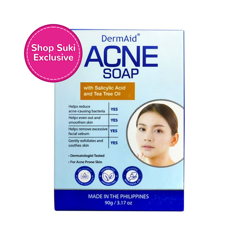 Dermaid Acne Soap Facial Cleansing Bar 90g