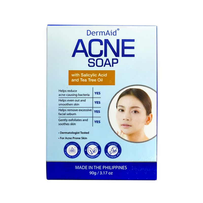 Dermaid Acne Soap Facial Cleansing Bar 90g