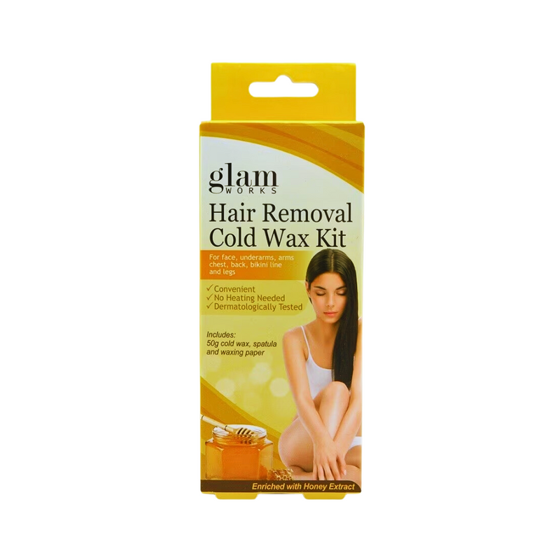 Glamworks Honey Cold Wax Kit 50g