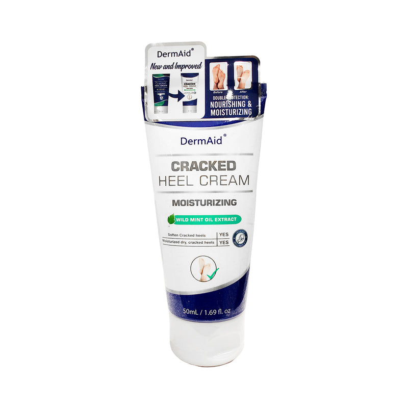 DermAid Cracked Heel Cream Moisturizing Wild Mint Oil Extract 50ml