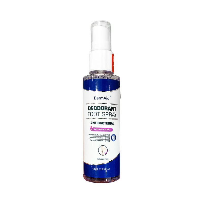DermAid Deodorant Foot Spray 60ml x 2's