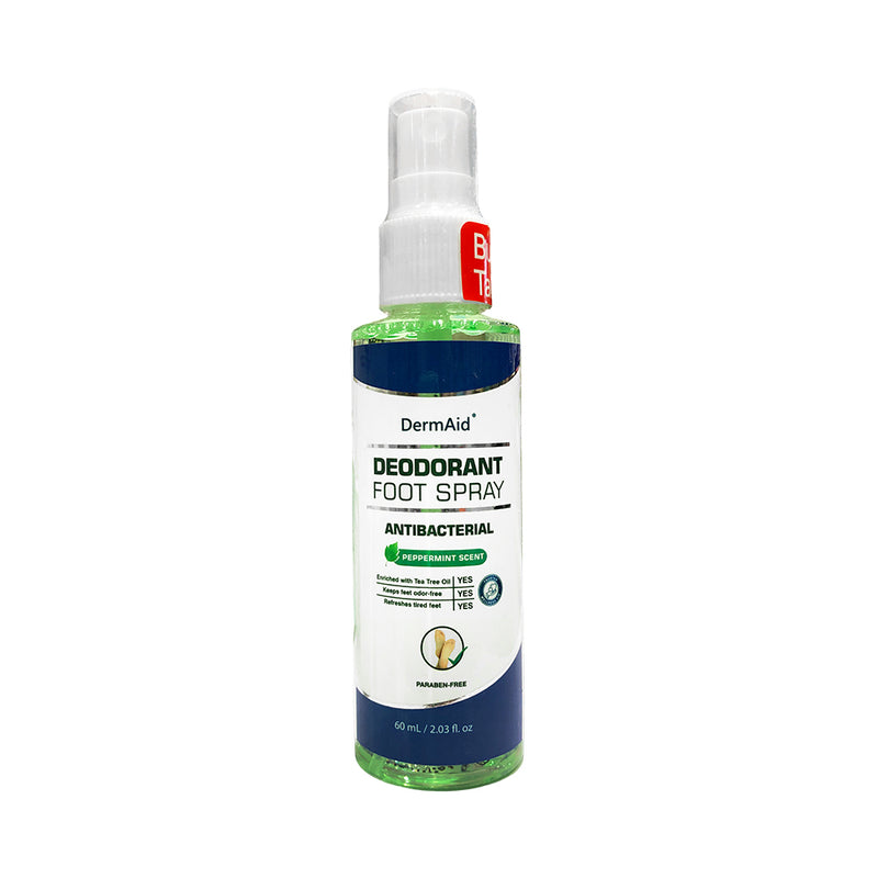DermAid Deodorant Foot Spray 60ml x 2's