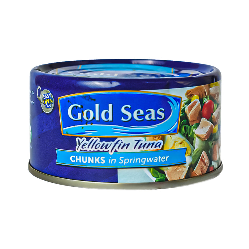 Gold Seas Yellowfin Tuna Chunks In Springwater 185g