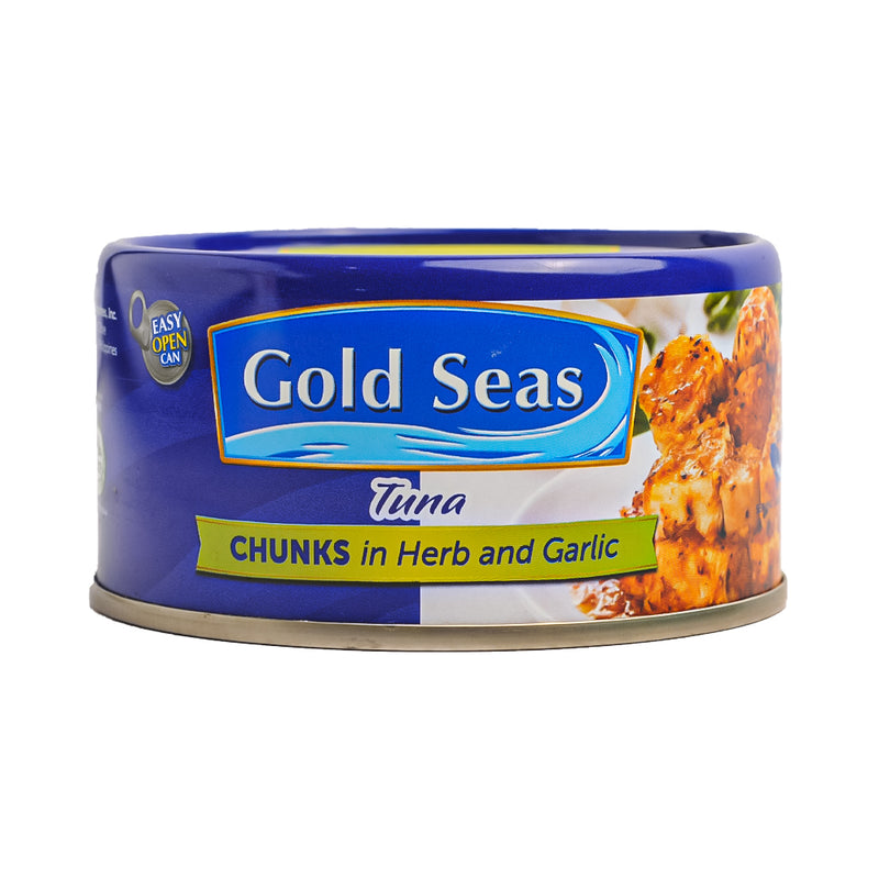 Gold Seas Tuna Chunks In Herb And Garlic 185g
