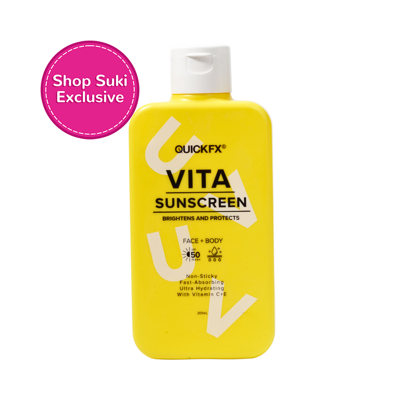 QuickFx Vita Sunscreen Face + Body SPF50 200ml