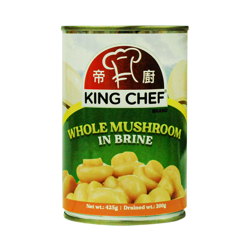 King Chef Whole Mushroom In Brine 425g