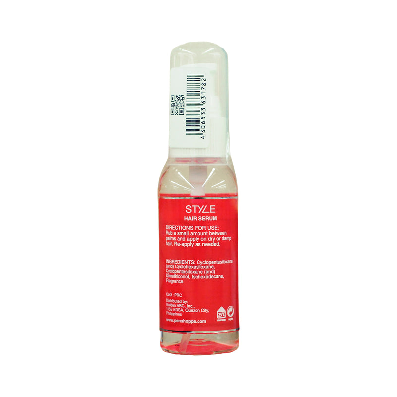 Penshoppe Style Hair Serum Red Shiny And Smooth 50ml