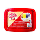 Nobrelli 3 In 1 Ice Cream Choco-Mangga-Ube 1.3L