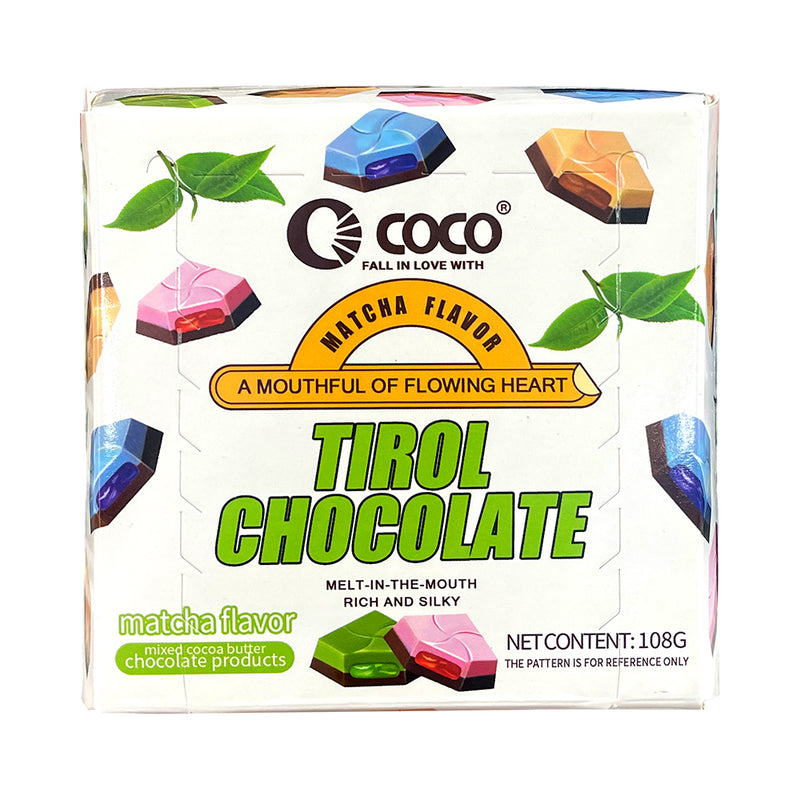 Coco Tirol Chocolate Matcha 108g