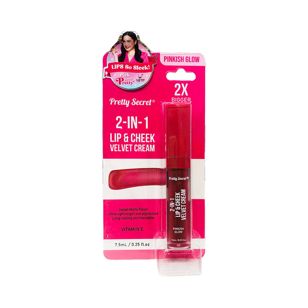 Pretty Secret Pretty Secret 2in1 Lip And Cheek Velvet Cream 7.5ml