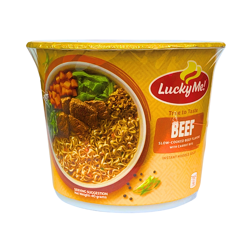 Lucky Me Go Cup Supreme Mini Noodles Special Beef Mami 40g