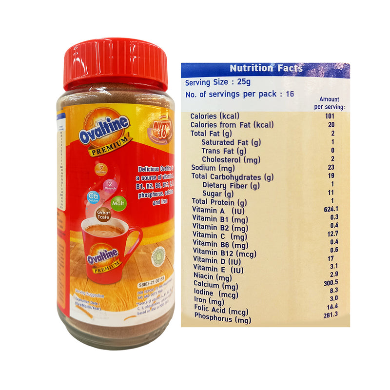 Ovaltine 3 in 1 Premium Jar 400g