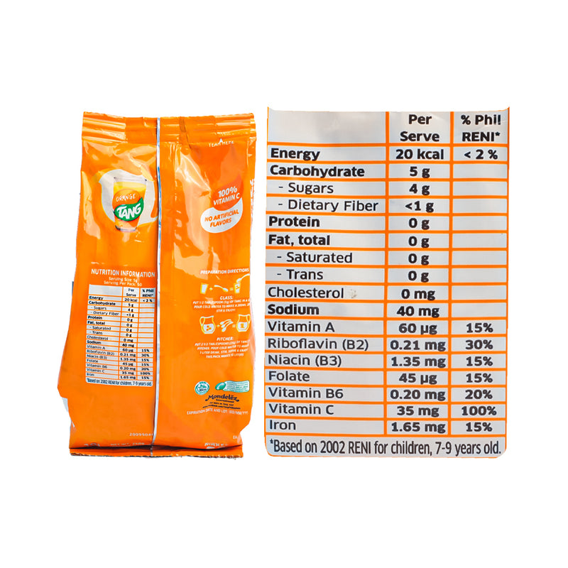 Tang Powdered Juice Concentrated Orange 250g