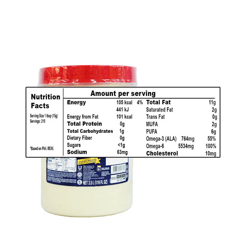 Lady's Choice Real Mayonnaise Regular 3.5L