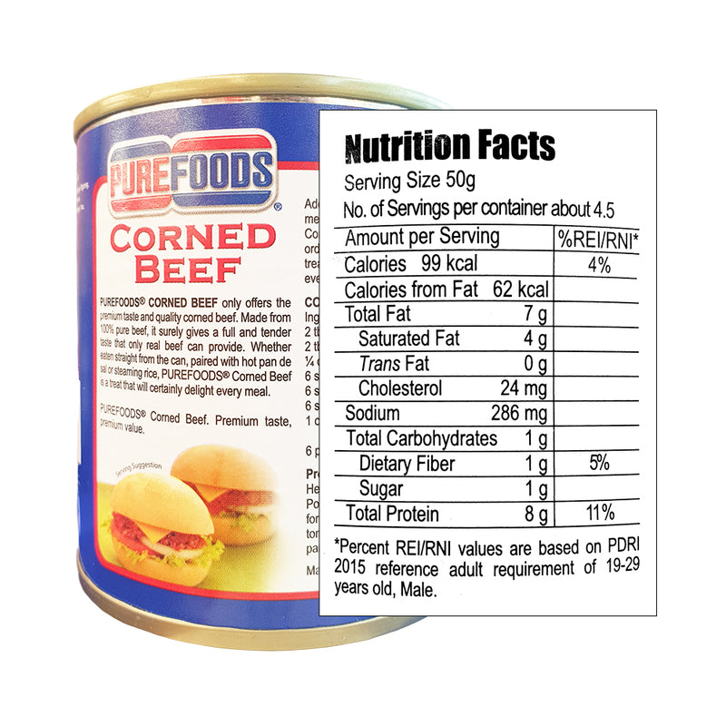 Purefoods Corned Beef 210g