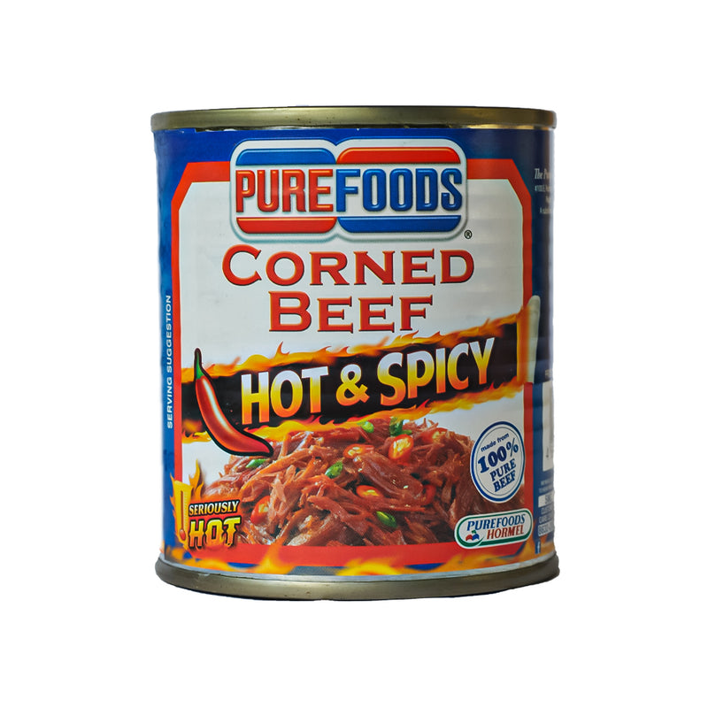 Purefoods Corned Beef Hot And Spicy 210g