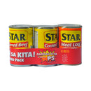 Purefoods Star Corned Beef 150g x 2's + Meat Loaf 150g Negosyo Pack