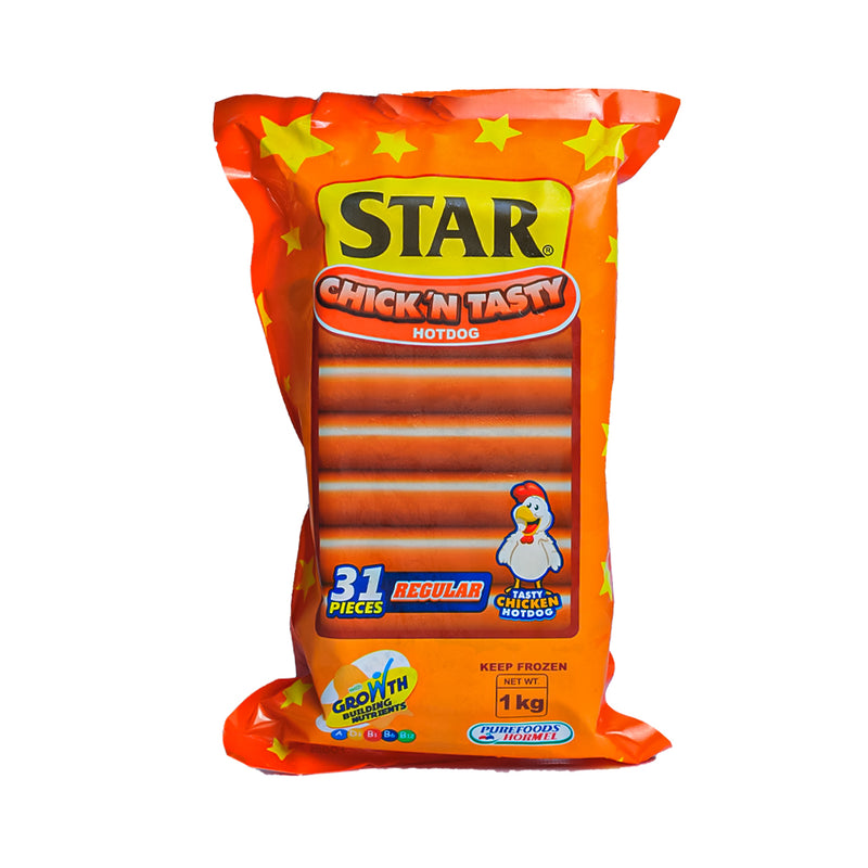 Purefoods Star Chick N' Tasty Hotdog Regular 1kg
