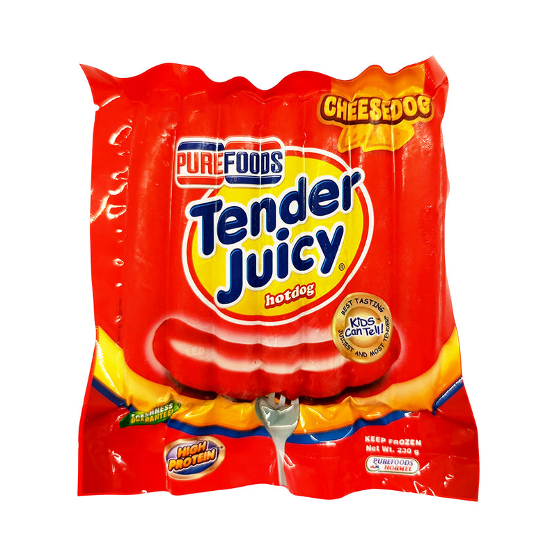 Purefoods Tender Juicy Cheesedog Without Pork Reg 230g