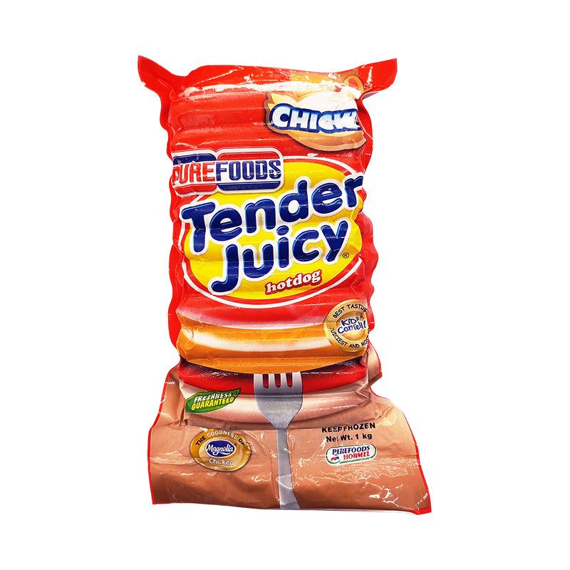 Purefoods Tender Juicy Hotdog Chicken Jumbo 1kg