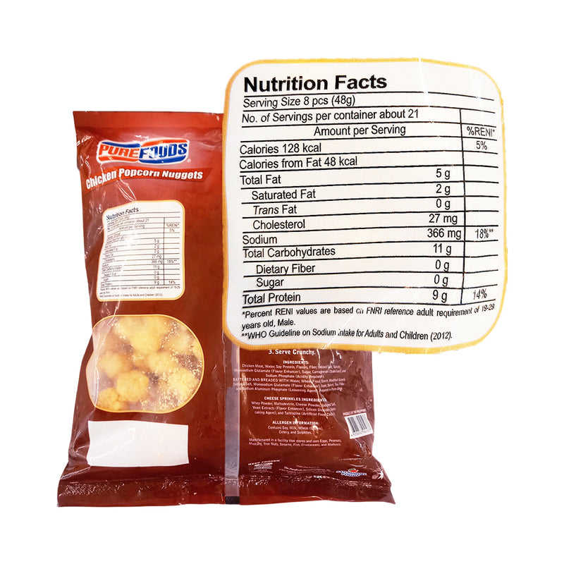 Purefoods Chicken Popcorn Nuggets 1kg