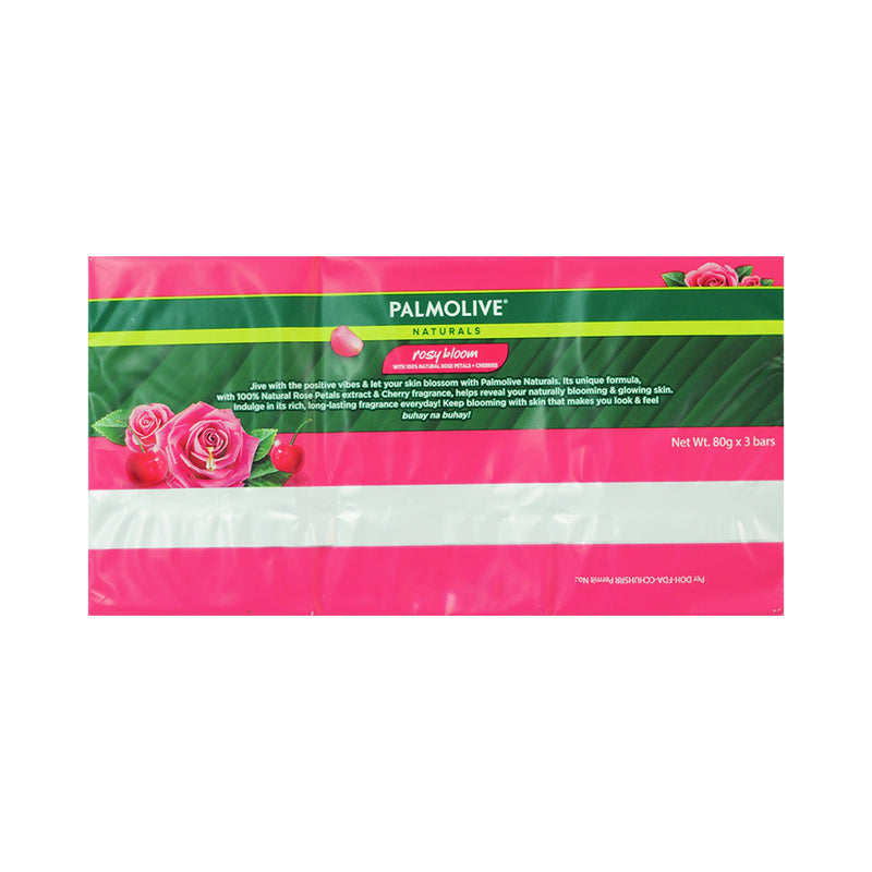 Palmolive Naturals Bar Soap Pinkish And Glow Value Pack 80g x 3's