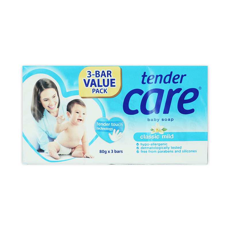 Tender Care Baby Soap Classic Mild 80g x 3's