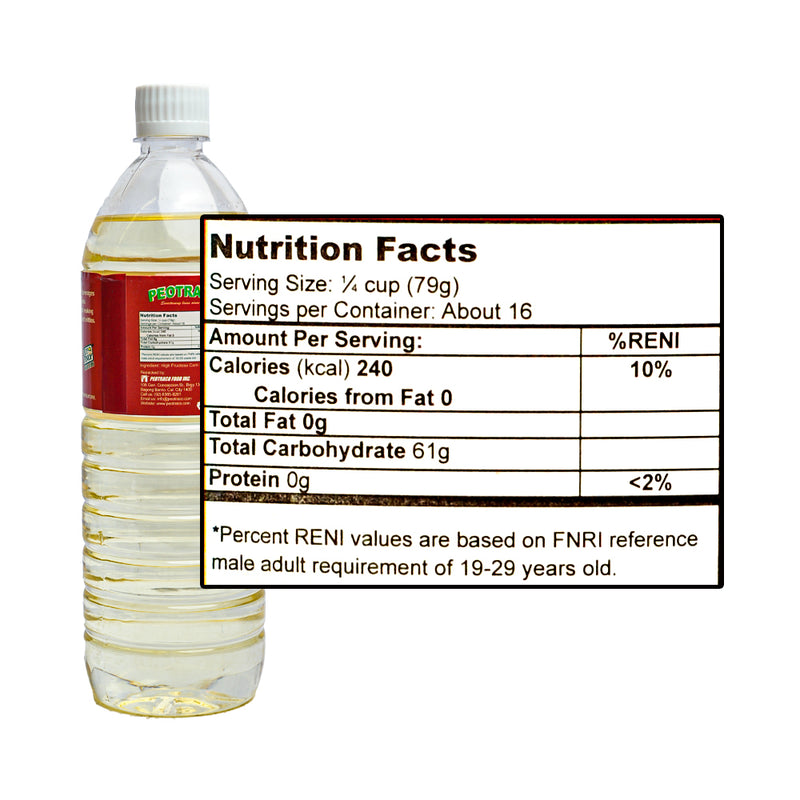 Peotraco High Fructose Corn Syrup 1L