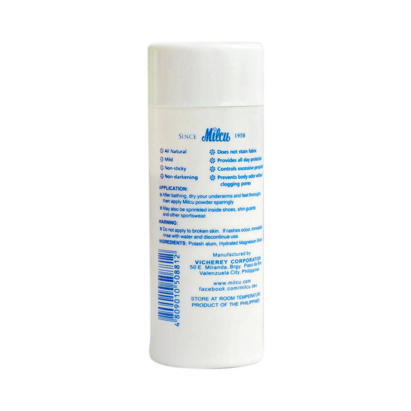 Milcu Underarm And Foot Deodorant Powder 80g