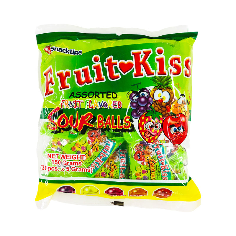 Snackline Fruit-Kiss Sour Balls 30's