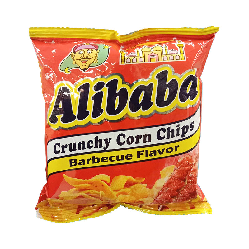 Alibaba Crunchy Corn Chips Barbecue Flavor 30g