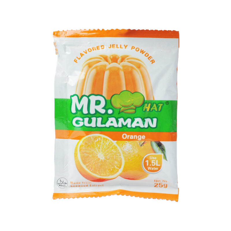 Mr. Hat Gulaman Flavored Jelly Powder Orange 25g