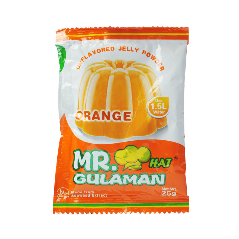 Mr. Hat Gulaman Jelly Powder Mix Orange 25g
