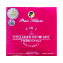Pure Nature 6 In 1 Collagen Drink Mix Lychee Flavor 12g x 10's