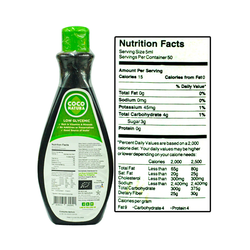 Coco Natural Coco Syrup 250ml