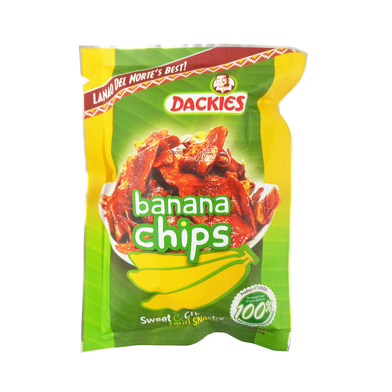 Dackies Banana Chips 55g