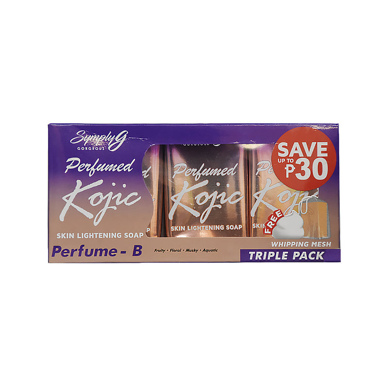Symply G Perfumed Kojic Soap B 85g Triple Pack