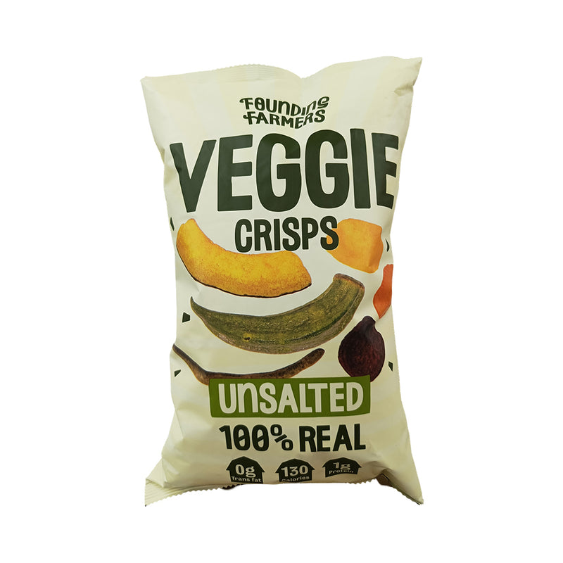 Founding Farmers Veggie Crisps Unsalted 120g