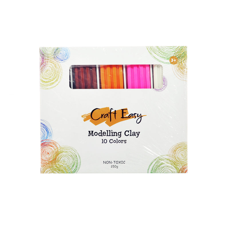 Hallmark Craft Easy Modelling Clay SML Bar 250g 10c