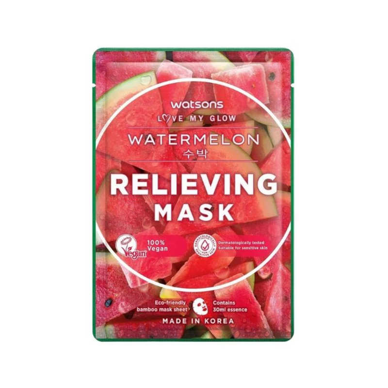 Watsons Relieving And Moisturising Watermelon Facial Mask 30ml