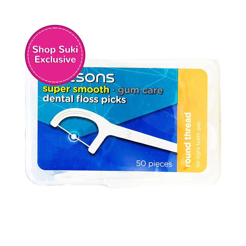 Watsons Gum Care Dental Floss Picks Super Smooth For Tight Teeth Gap 50's