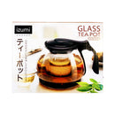 Izumi Glass Tea Pot with Strainer Black 700ml