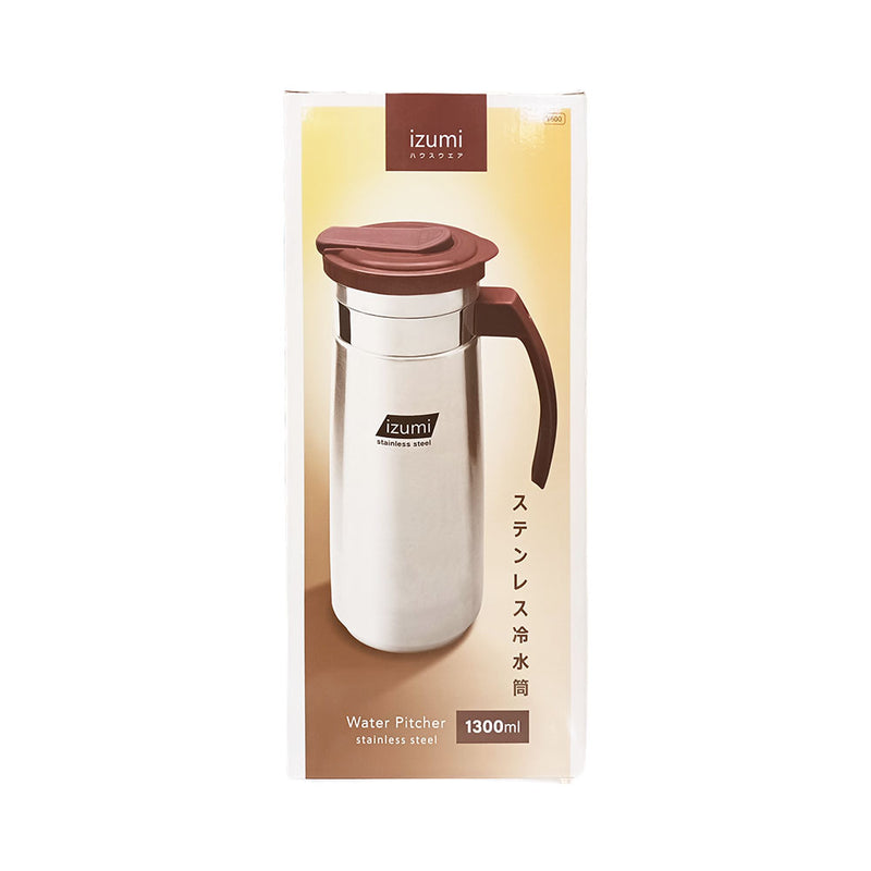 Izumi Stainless Steel Water Pitcher 1300ml
