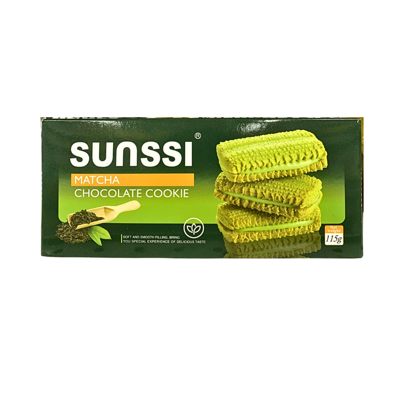 Sunssi Chocolate Cookie Matcha 115g