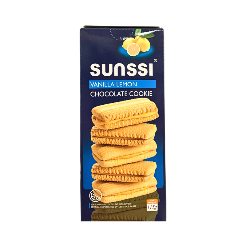 Sunssi Chocolate Cookie Vanilla Lemon 115g