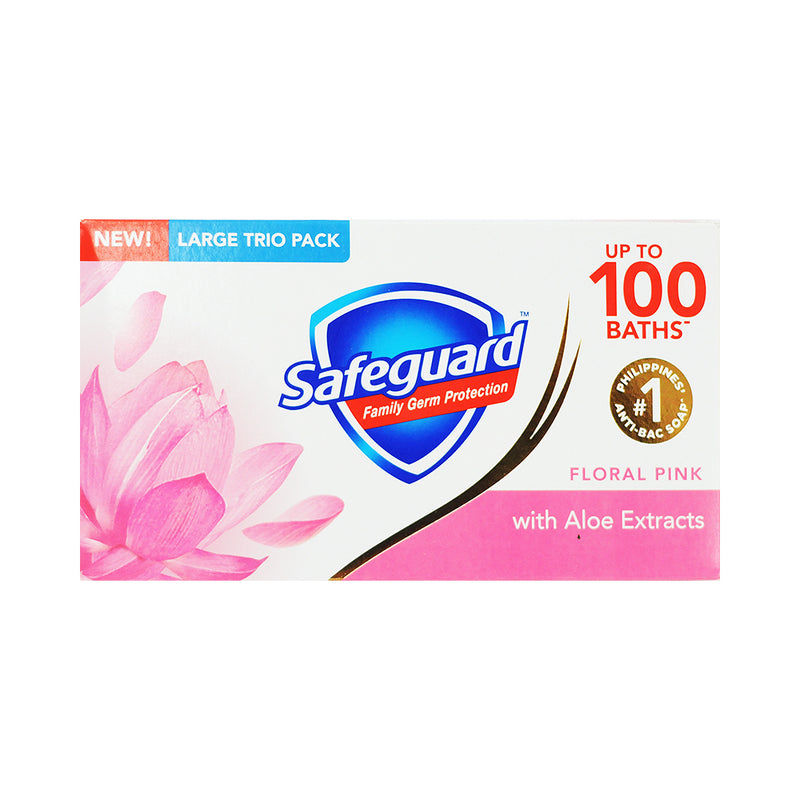 Safeguard Soap Floral Pink 3pid Pack 125g x 3's