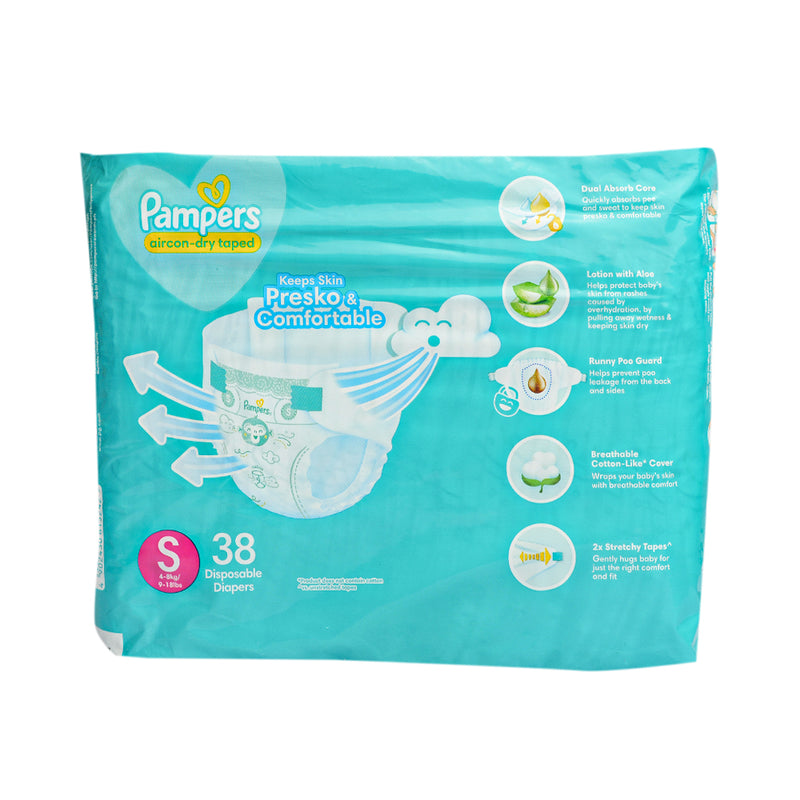 Pampers Baby Dry Diapers Small 38's